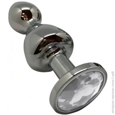   Wooomy    Lollypop Double Ball Metal Plug M,  3,1 ,  9,4  (SO7414-02)