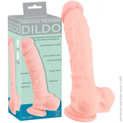 You2toys    Medical Silicone Dildo ҳ 24  52669 (61325266900000)