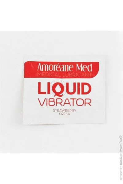      Amoreane Med Liquid Vibrator Strawberry (2 ) (SO3991)