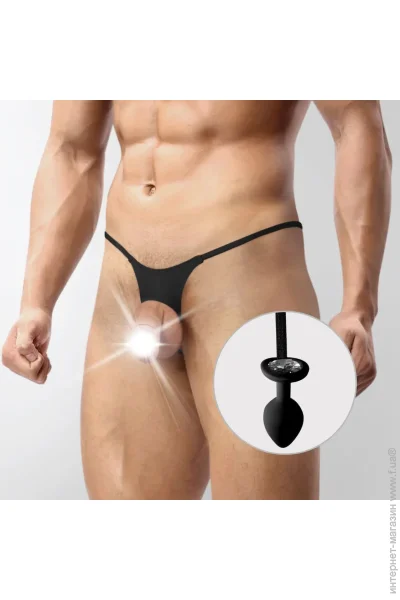   Art Of Sex   XS-2XL     - Joni plug panties size M Black (SO6174-02)