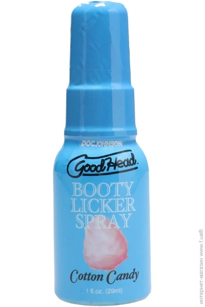    Doc Johnson GoodHead Booty Licker Spray - Cotton Candy 29  (SX2529)