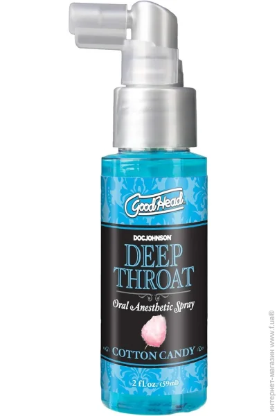    Doc Johnson GoodHead DeepThroat Spray Cotton Candy   , 59  (SX1321)