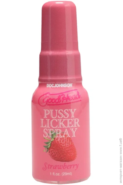    Doc Johnson GoodHead Pussy Licker Spray - Strawberry 29  (SX2530)