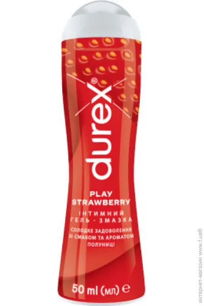   - Durex Play Saucy Strawberry      () 50  (4820108005280)