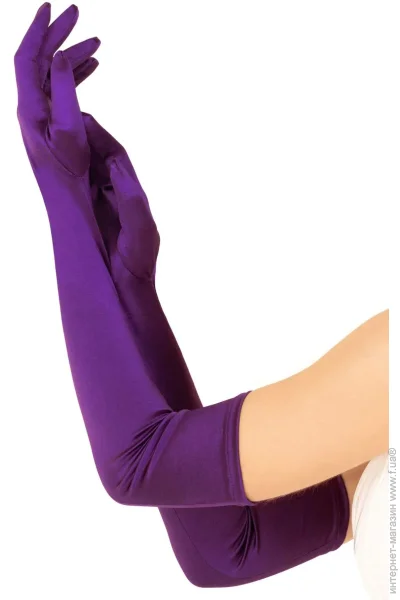     Leg Avenue Extra Long Satin Gloves, One Size,  (SX1727)