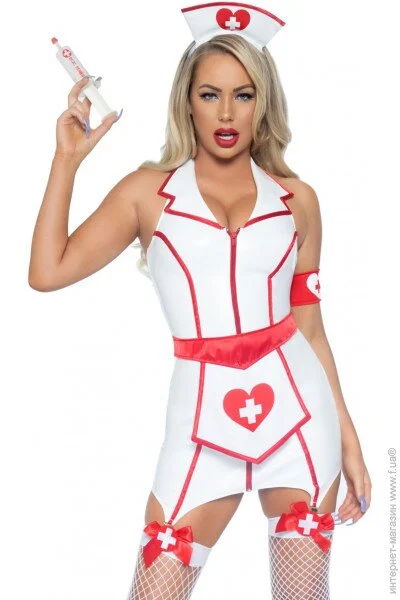 Leg Avenue Vinyl ER Hottie XS (SO8538)