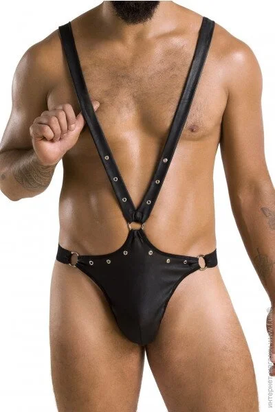  028 BODY HARRY black L/XL - Passion (SO7555)
