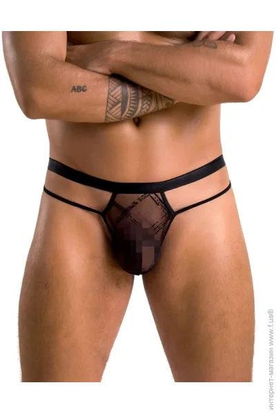   Passion    029 Thong Collin Black S/M (SO7559-02)