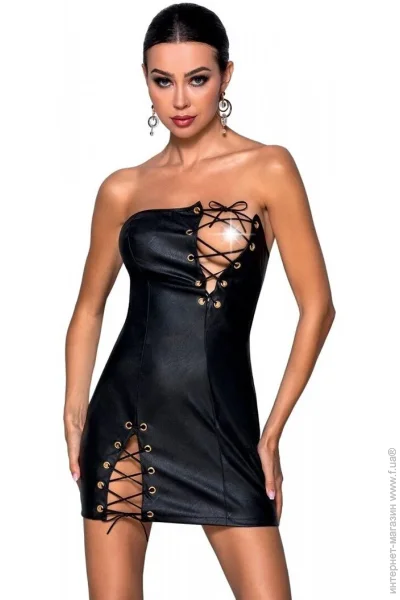 Passion ̳    Celine Chemise black S/M (SO6407-02)