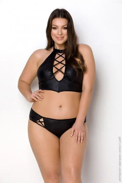     - Nancy Bikini black 4XL/5XL - Passion,       (SO7102)