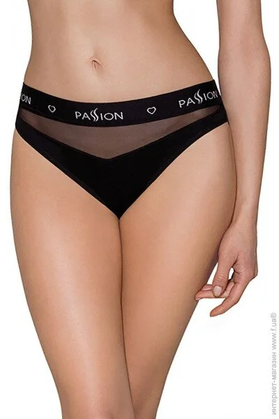       Passion PS006 PANTIES black, size L (SO4231)