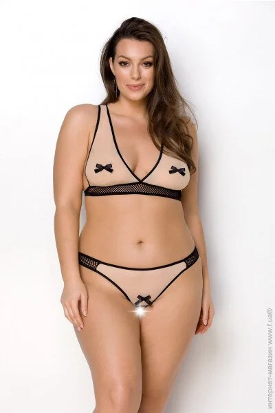  VIENA SET beige 4XL/5XL - Passion (SO7115)
