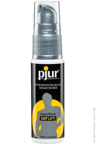 Pjur Пролонгирующая гель-смазка для мужчин Superhero Serum 20 мл (PJ12090-02) Pjur Пролонгирующая гель-смазка для мужчин Superhero Serum 20 мл (PJ12090-02)