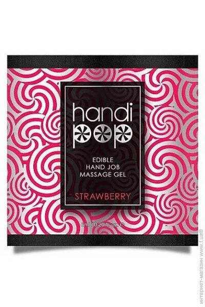 Sensuva-Handipop Strawberry (6 ) (SO3455)