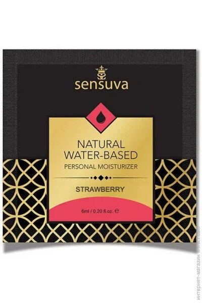  Sensuva-Natural Water-Based Strawberry (6 ) (SO3397)