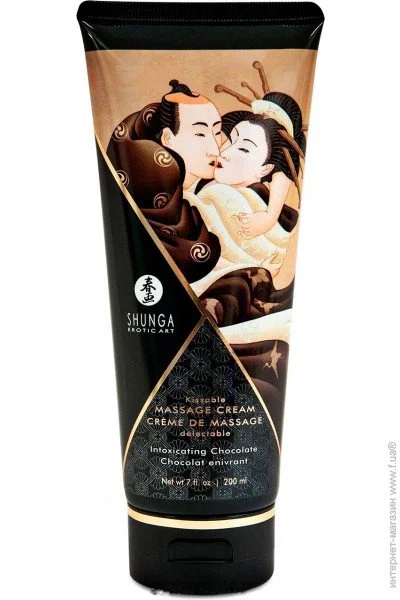   Shunga Kissable Massage Cream-Intoxicating Chocolate 200 (SO2507)