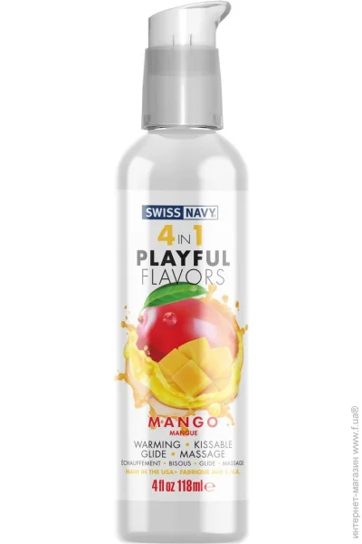 Swiss Navy     4 In 1 Mango 118  (SX1356-02)