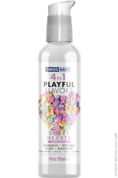 Swiss Navy     4 In 1 Sweet Heart 118  (SX1357-02)
