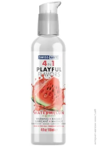     Swiss Navy 4 In 1 Water Melon 118  (SX1354)