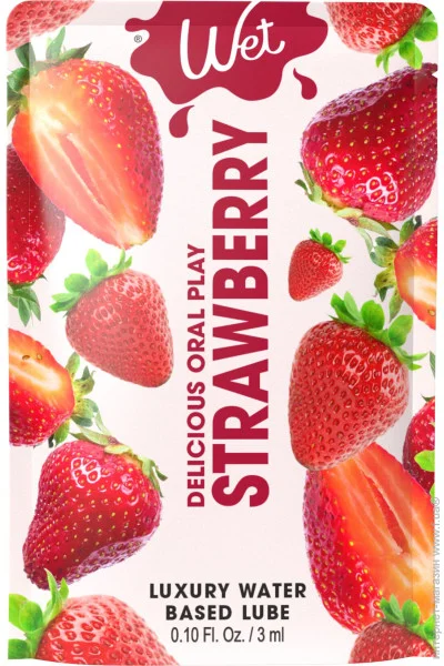  Wet Oral Play Strawberry (3 ) (SO9883)