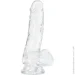  Addiction      Clear Dildo with Balls 7,    (SO5581-02)