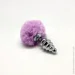   Alive      Fluffy Twist Plug M Purple,  3,4  (SO6308-02)