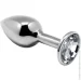   Alive      Mini Metal Butt Plug White L (SO6005~22)