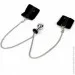        Art of Sex Handcuffs with Metal Anal Plug size M Black (SO6235)