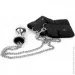       Art of Sex Handcuffs with Metal Anal Plug size M Black (SO6235)