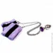        Art of Sex Handcuffs with Metal Anal Plug size M Purple (SO6183)