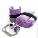        Art of Sex Handcuffs with Metal Anal Plug size M Purple (SO6183)