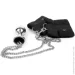   Art Of Sex      Handcuffs with Metal Anal Plug size M Black (SO6235-02)
