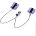   Art Of Sex      Handcuffs with Metal Anal Plug size M Purple (SO6183-02)