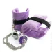   Art Of Sex      Handcuffs with Metal Anal Plug size M Purple (SO6183-02)