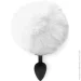 Art Of Sex     - Silicone Bunny Tails Butt plug White,  3,5  (SO6695-02)