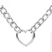    Bedroom Fantasies: Collar with Chain - Silver (SX2207)