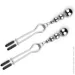     Bedroom Fantasies: Nipple Clamps with Beaded Chain - Silver (SX2209)