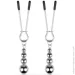     Bedroom Fantasies: Nipple Clamps with Beaded Chain - Silver (SX2209)