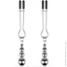     Bedroom Fantasies: Nipple Clamps with Beaded Chain - Silver (SX2209)