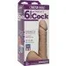  Doc Johnson Vac-U-Lock-6 Inch Ultraskyn Cock White (SO1560)