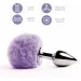   FeelzToys-Bunny Tails Butt Plug Purple (SO5062)