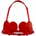  ˳  Feral Feelings - Hearts Bra Red Transparent (SO 9310)