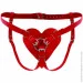         Feral Feelings - Hearts Strap-on Belt Red (SO9419)