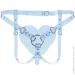  Feral Feelings     - Hearts Strap-on Belt Trasparent (SO9313~22)