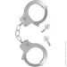  Fetish Tentation Adjustable metal wrist cuffs (SX1090)