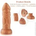 ³     Hismith Slightly Curved Vibrating Silicone Dildo Monster Series (SO9963)