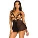 Leg Avenue  -    Lace and mesh babydoll & panty Black M,  (SO9164-02)