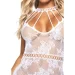 Leg Avenue  - Lace mini dress with cut-outs White one size (SO7961~22)