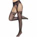   Leg Avenue Fishnet tights with backseam Black O/S (SO8581)