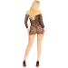   -   Leg Avenue Heart net mini dress Black, ',  , One Size (SX1726)
